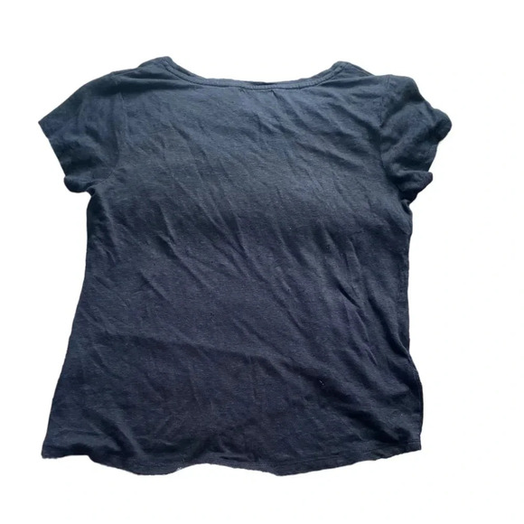 HABITAT Black Linin Knot Front Tee size XS - Picture 6 of 8